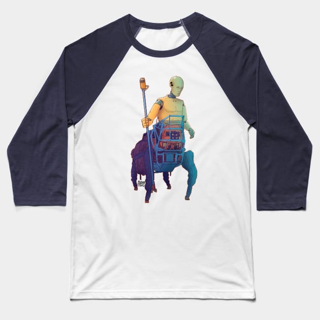 CYBER SENTAUR Baseball T-Shirt by MatheussBerant